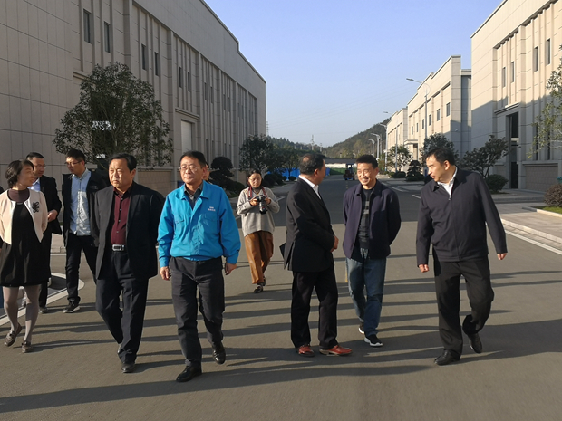 懷遠縣政協(xié)黨組書記、主席郭長富帶領(lǐng)該縣政協(xié)考察團一行來皖南電機考察